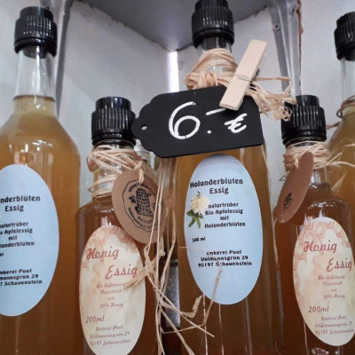 Honigessig /Bio-Apfelessig mit 50% Honig 200ml